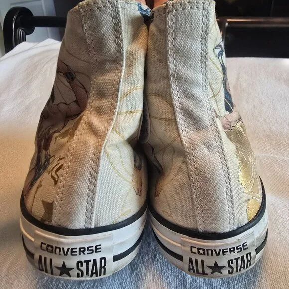 Converse Chuck Taylor All Star DC Comics Wonder Women Mens 8 Women 10 FUN! - Picture 10 of 15